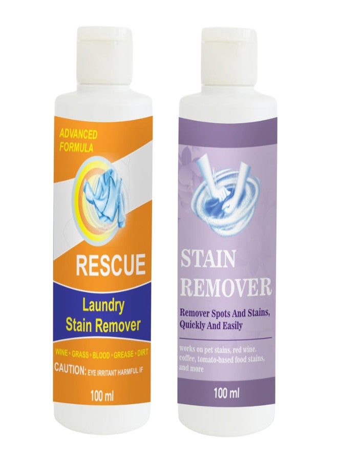 مجموعة مزيل البقع من توفوس، مزيل بقع برتقالي وأرجواني | محلول تنظيف متعدد الأسطح للملابس والأقمشة والمفروشات (100 غرام لكل عبوة) - Image 1